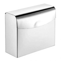 Wall-mounted stainless steel 304 waterproof tissue box toilet paper holder bathroom tray