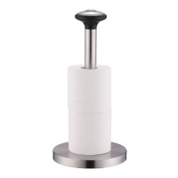 Wholesale modern tissue paper holder stainless steel metal roll Chef Steady Mounted  kitchen paper towel holder Tissue Holder